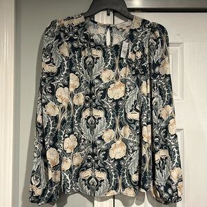 Loft floral blouse NWT